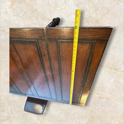 Sale Photo Thumbnail #70: Vintage Drop Leaf Wood Table With Barley Twist Legs.  Chairs are NOT INCLUDED WITH THE TABLE.  Chairs are listed separately.