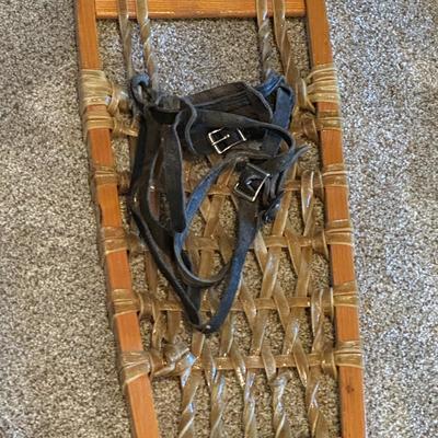 Sale Photo Thumbnail #583: Vintage Wooden Snow Shoes