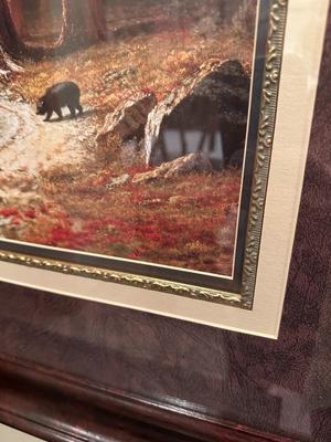 Sale Photo Thumbnail #13: Framed Picture Scenic Mountains 
46" x 36"