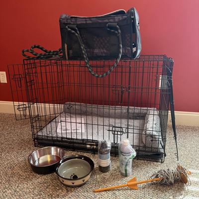 Roverlund Pet Carrier, Top-Paw Crate, Chill Kuzzi Crate Pad, & More Dog Items