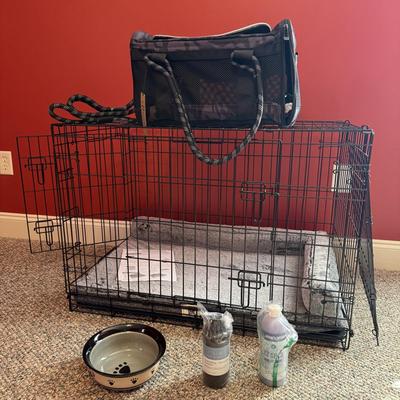 Roverlund Pet Carrier, Top-Paw Crate, Chill Kuzzi Crate Pad, & More Dog Items