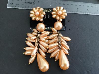 XXLarge Statement Earrings Clip ons. Mid