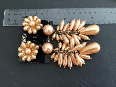 XXLarge Statement Earrings Clip ons. Mid