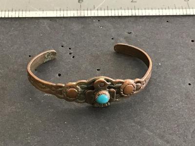 Vintage Copper Child’s Cuff