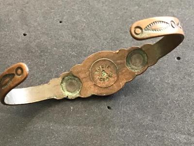 Vintage Copper Child’s Cuff