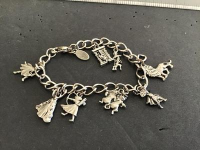 Walden Disney Charm Bracelet. Vintage