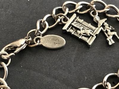 Walden Disney Charm Bracelet. Vintage