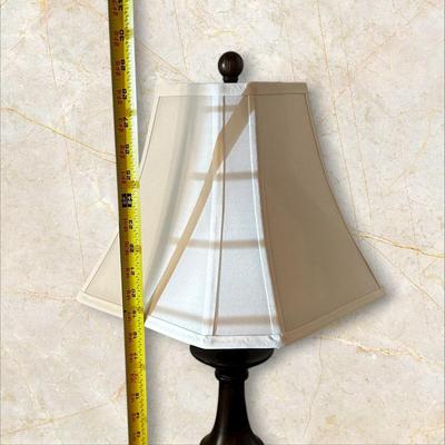 Sale Photo Thumbnail #207: Lamp #2 28" Tall (BR2)
Lamp #1 28" tall, excellent condition. Not real wood.