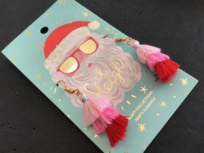 Santa Sleigh Earrings