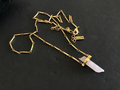 Pink Quartz Necklace