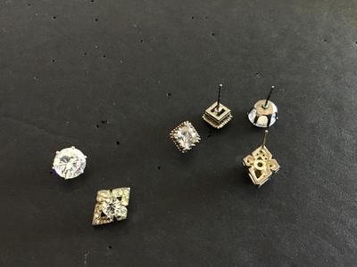 Rhinestone Earrings Miscellaneous Lot