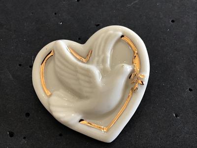 Lenox Porcelain Brooch