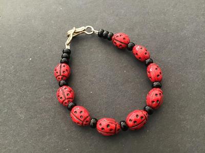 Child’s Lady Bug Bracelet