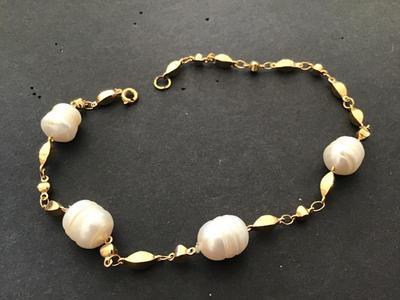 Baroque Pearl Large Bracelet \ Anklet