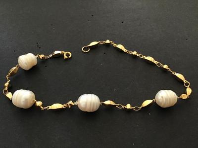 Baroque Pearl Large Bracelet \ Anklet