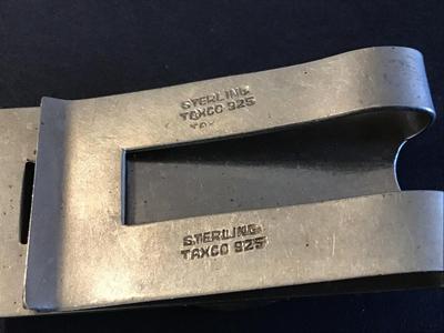 Sterling Taxco 925 Vintage Money Clip 20.9 Grams