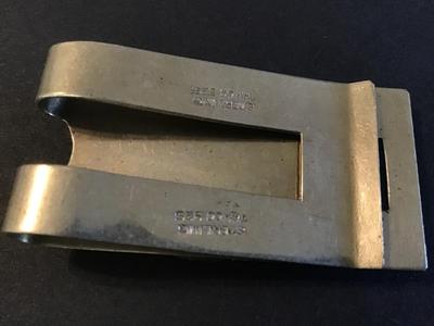 Sterling Taxco 925 Vintage Money Clip 20.9 Grams