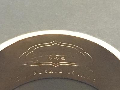 Spartina 449 Hinged Cuff Signed. Nice