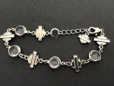 Caged Glass Fashion Bracelet