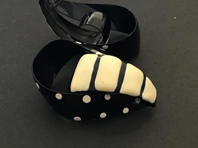 Large Heavy Enamel Statement earrings