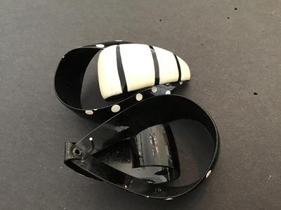 Large Heavy Enamel Statement earrings