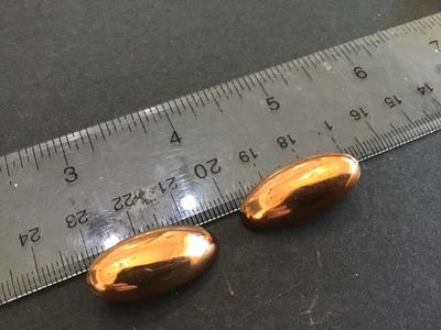 Marked Vintage Copper Earrings