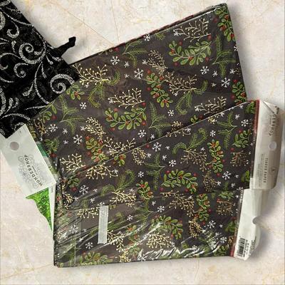 Sale Photo Thumbnail #324: Large Bag of Christmas Wrapping Materials- Gift Bags, Lots of Gift Boxes, a set of bows, tissue, more.