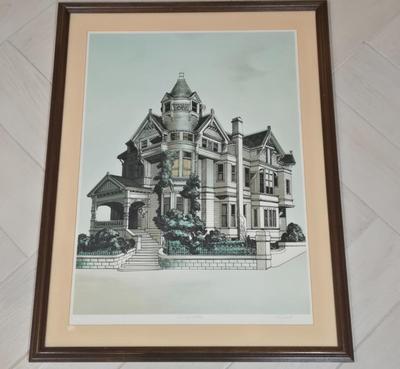 LOT 503B: Artist Signed and Numbered Framed Art/Country Estate