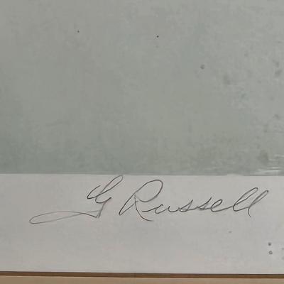 LOT 503B: Artist Signed and Numbered Framed Art/Country Estate