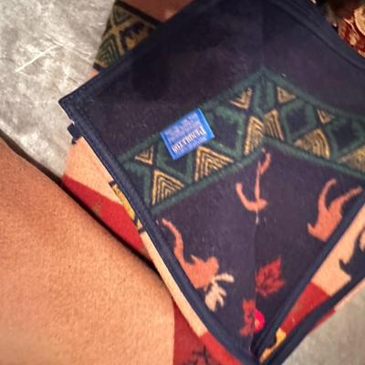 Sale Photo Thumbnail #275: Pendleton Wool Elk/Moose Cabin Mountain Blanket #1