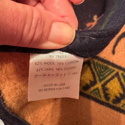 Sale Photo Thumbnail #290: Pendleton Wool Elk/Moose Cabin Mountain Blanket #2