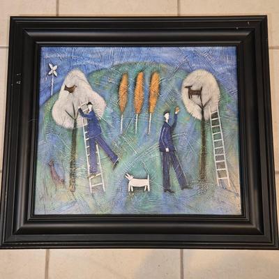 LOT 509B: Unknown Artist Framed Oil Painting