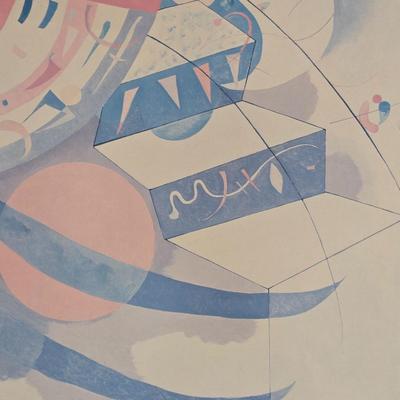 LOT 514B: Framed Abstract Art