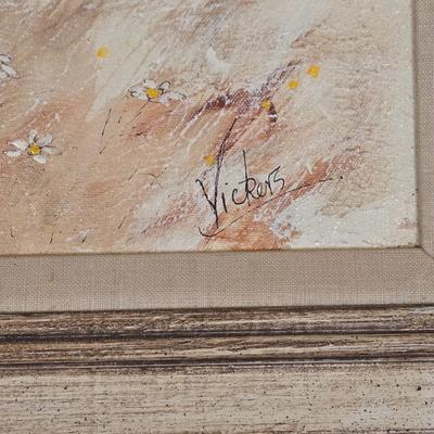 LOT 516B: Far Away Thoughts Oil Painting by Vickers