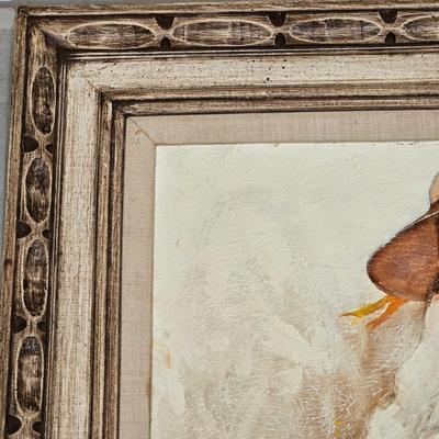 LOT 516B: Far Away Thoughts Oil Painting by Vickers