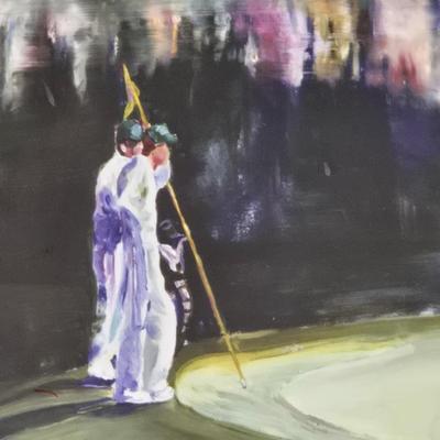 LOT 517B: Framed Golf Artwork