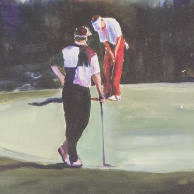 LOT 517B: Framed Golf Artwork