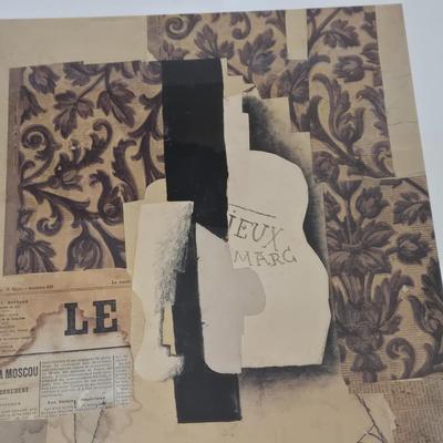 LOT 518B: Pablo Picasso - Still Life, Bottle And Glass Framed Print