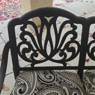 LOT 562O; Metal Glider with Cushions