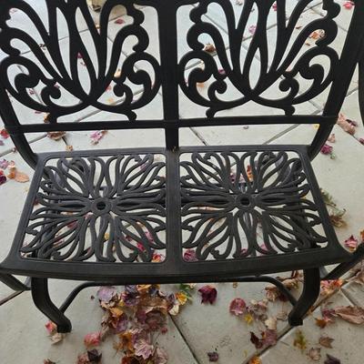 LOT 562O; Metal Glider with Cushions