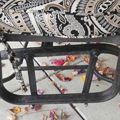 LOT 562O; Metal Glider with Cushions