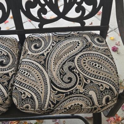 LOT 562O; Metal Glider with Cushions