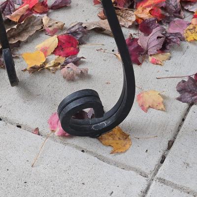 LOT 564O: Outdoor Bistro Set with Marble Table top