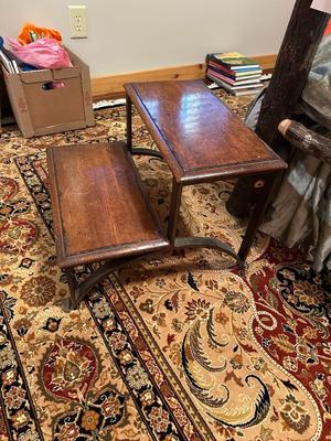 Sale Photo Thumbnail #303: Heavy Solid Wood Bedside Stepstool 19" wide x 19" deep x 15" high