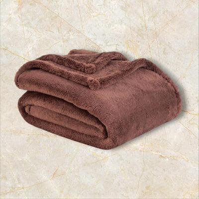 Sale Photo Thumbnail #291: Soft Brown Throw Blanket