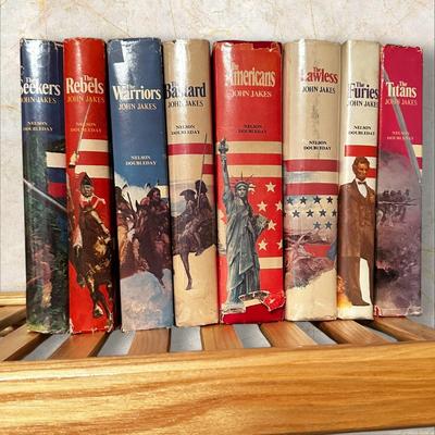 Sale Photo Thumbnail #293: Set of John Jakes Hardback Books