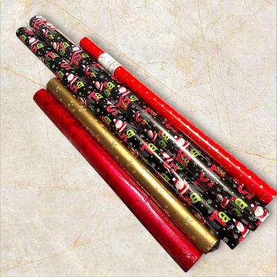 Sale Photo Thumbnail #327: 5 Big Rolls of Christmas Wrapping Paper (4 Unopened)