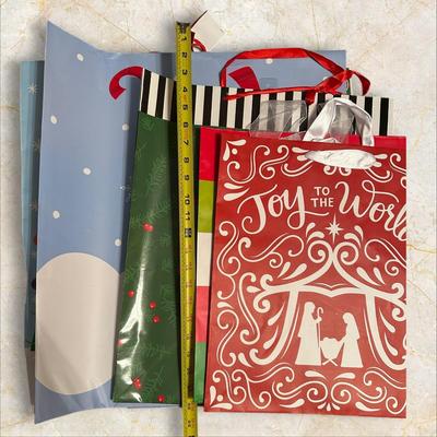 Sale Photo Thumbnail #336: Lot of BIG Christmas GIft Bags - If you've got BIG presents to wrap this year, this is your lot