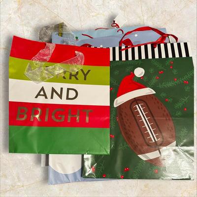 Sale Photo Thumbnail #338: Lot of BIG Christmas GIft Bags - If you've got BIG presents to wrap this year, this is your lot