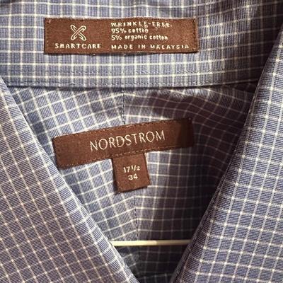 Sale Photo Thumbnail #438: Lot of Mens (Mainly) Long Sleeve Dress Shirts - brands and sizes shown in photos - most have dry clean tag attached. Clean and in great condition and ready to wear!